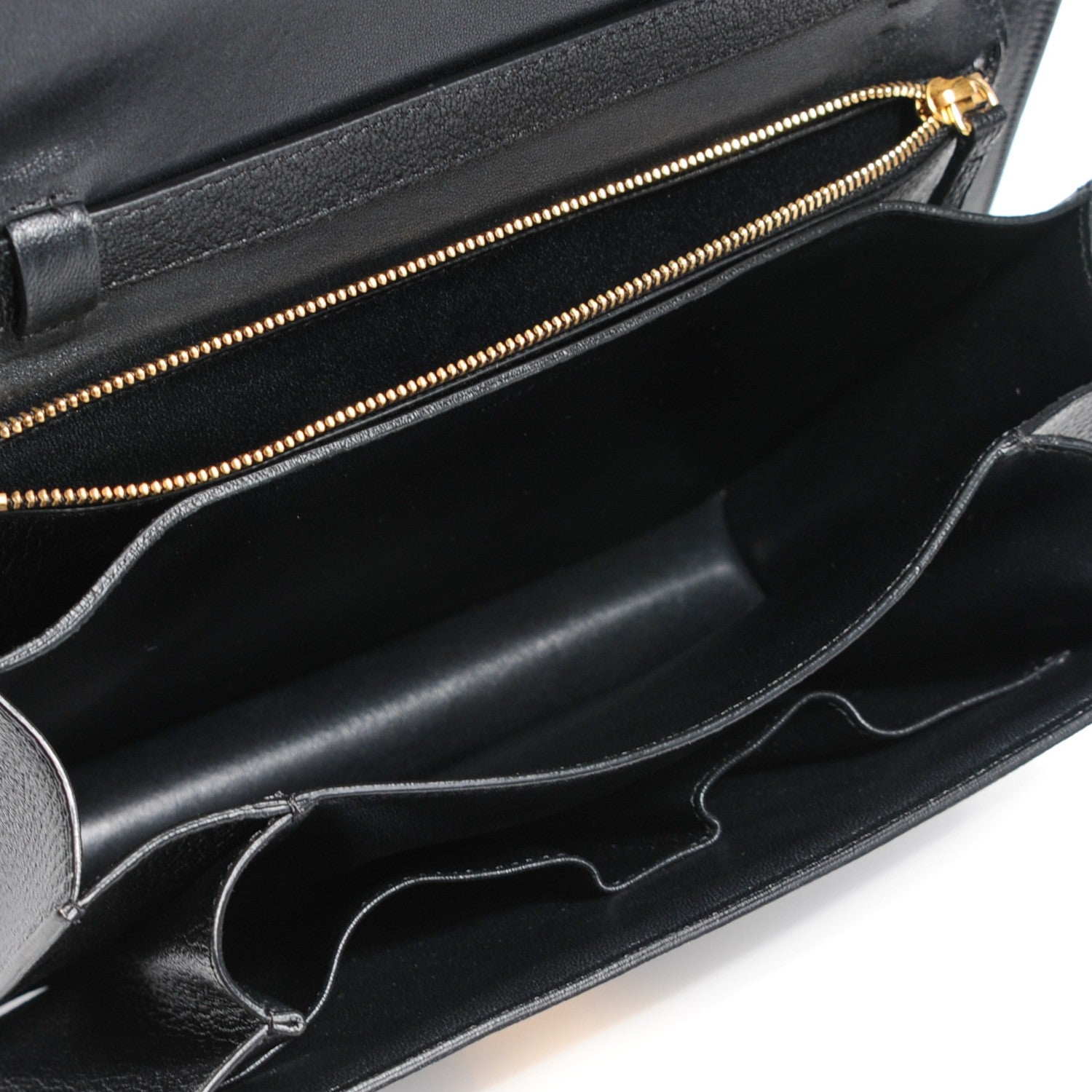 Celine Goatskin Medium Classic Box Flap Bag Black 5 of 8