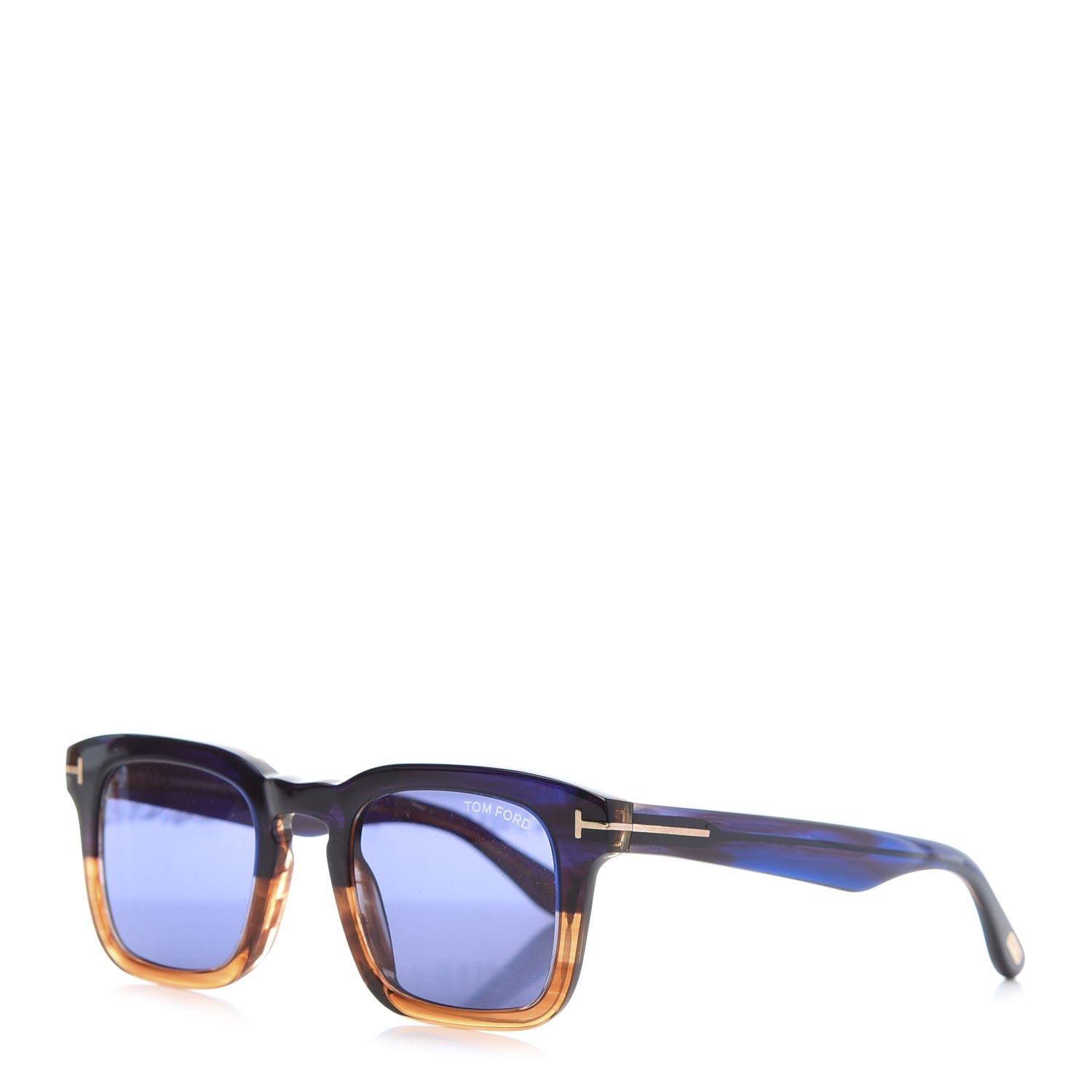 Tom Ford Acetate Dax Sunglasses TF751 Blue 1 of 8