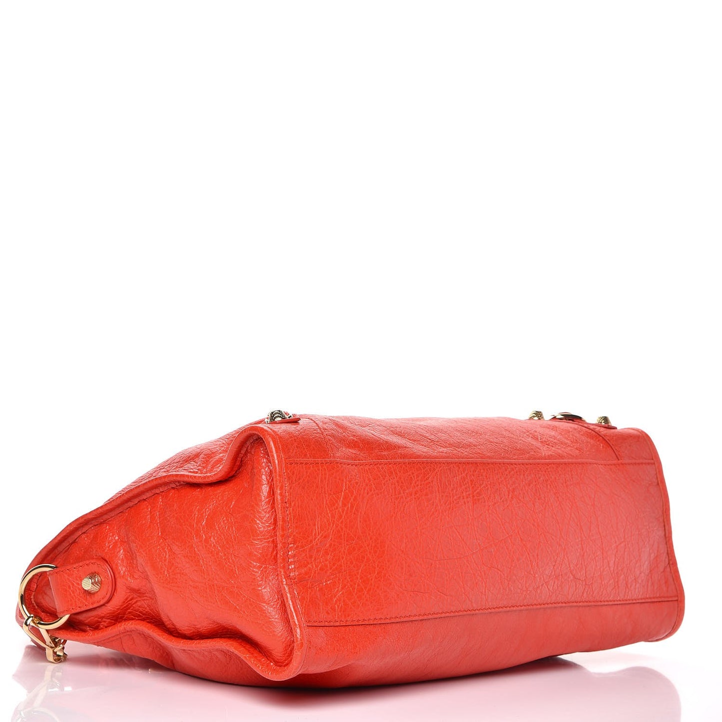 Agneau Giant 12 Gold Hardware City Rouge Coquelicot