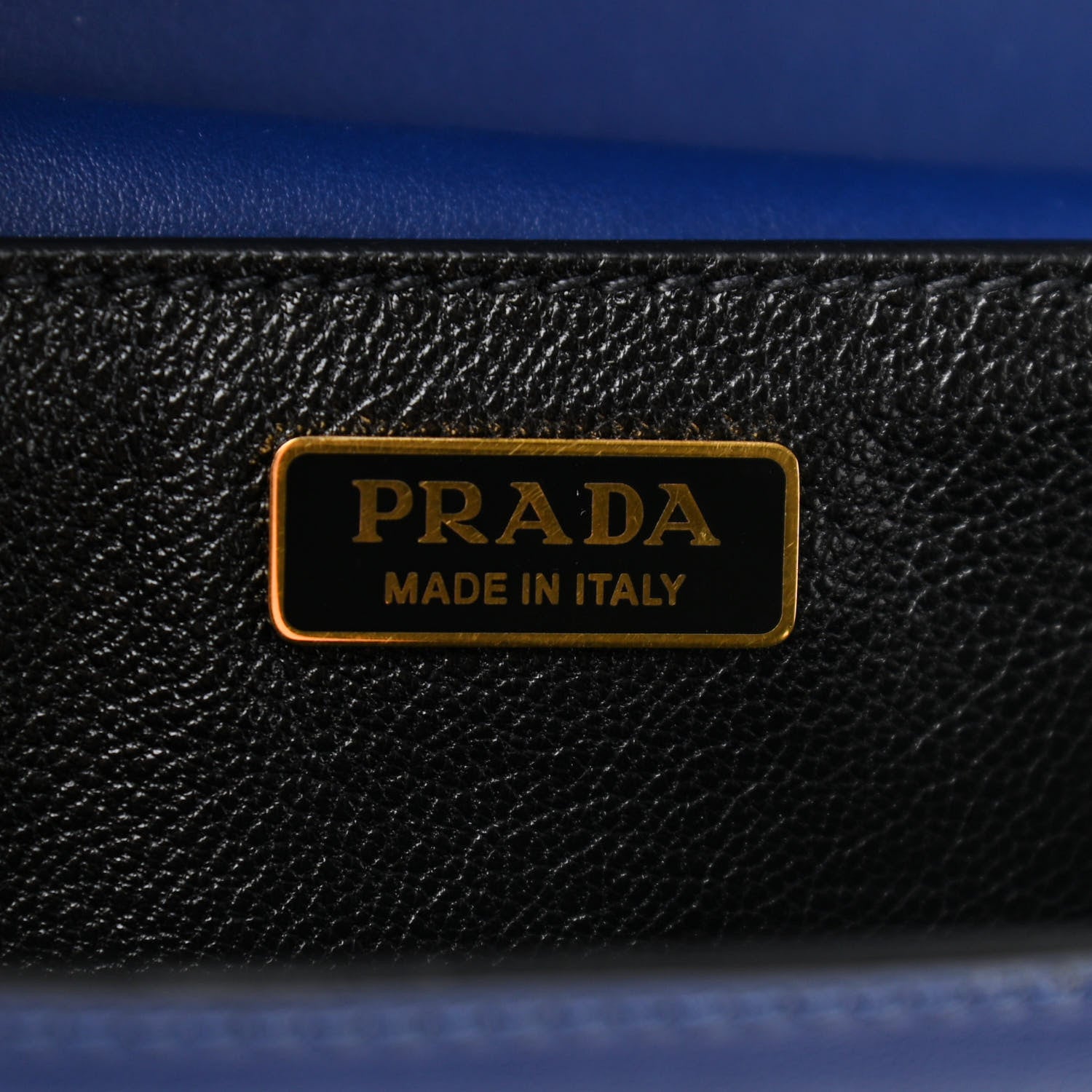 Prada City Calf Saffiano Cahier Bag Bluette Black 5 of 12