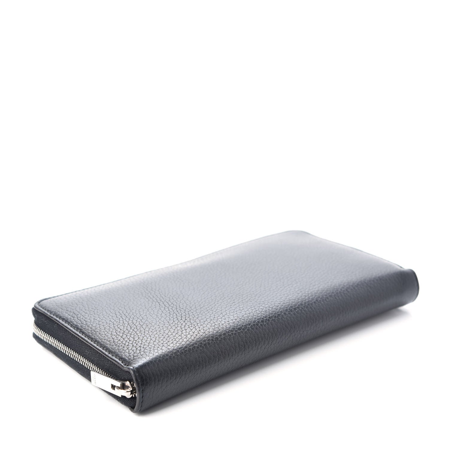 Celine Calfskin Large Zip Around Multifunction Wallet Black Citron 4 of 9