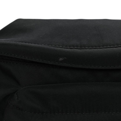 Balenciaga Recycled Sport Nylon Logo Embroidered Wheel Beltpack Black 9 of 9
