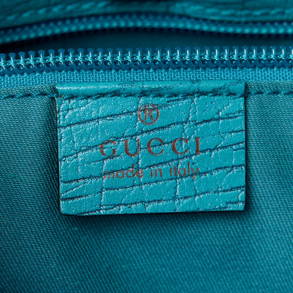 Gucci GG Plus Monogram Small Vertical Tote Turquoise 7 of 13