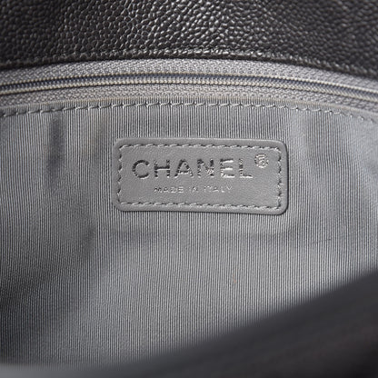 Chanel Caviar Quilted Medium French Riviera Flap Dark Grey 6 of 9