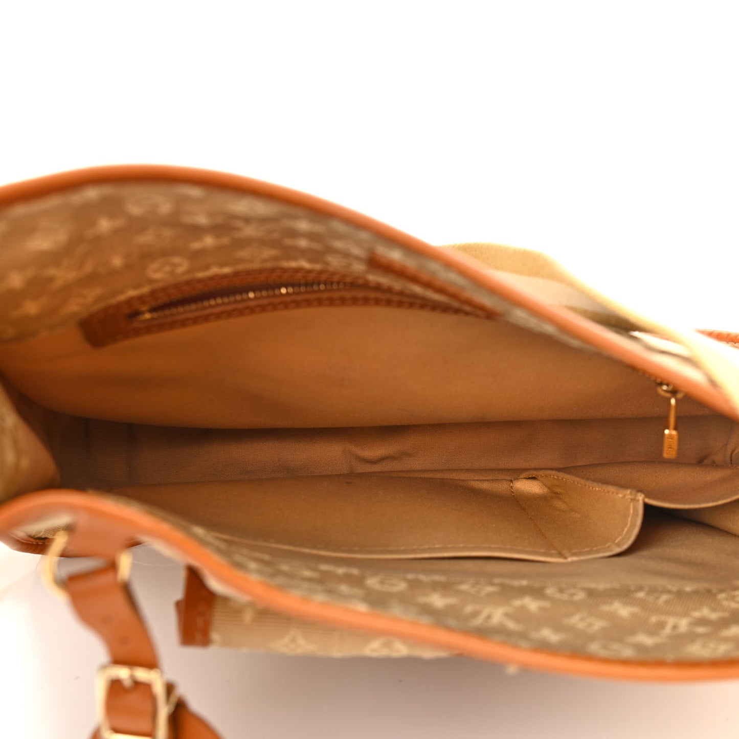 Mini Monogram Besace Mary Kate Beige