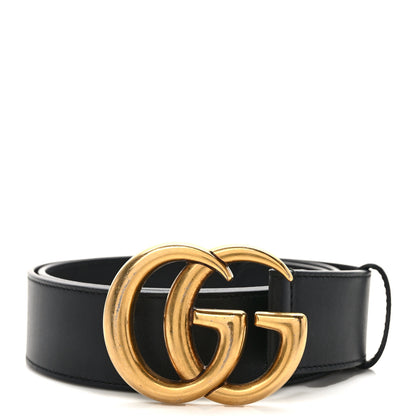 Gucci Calfskin Double G 40mm Belt 90 36 Black 1 of 5