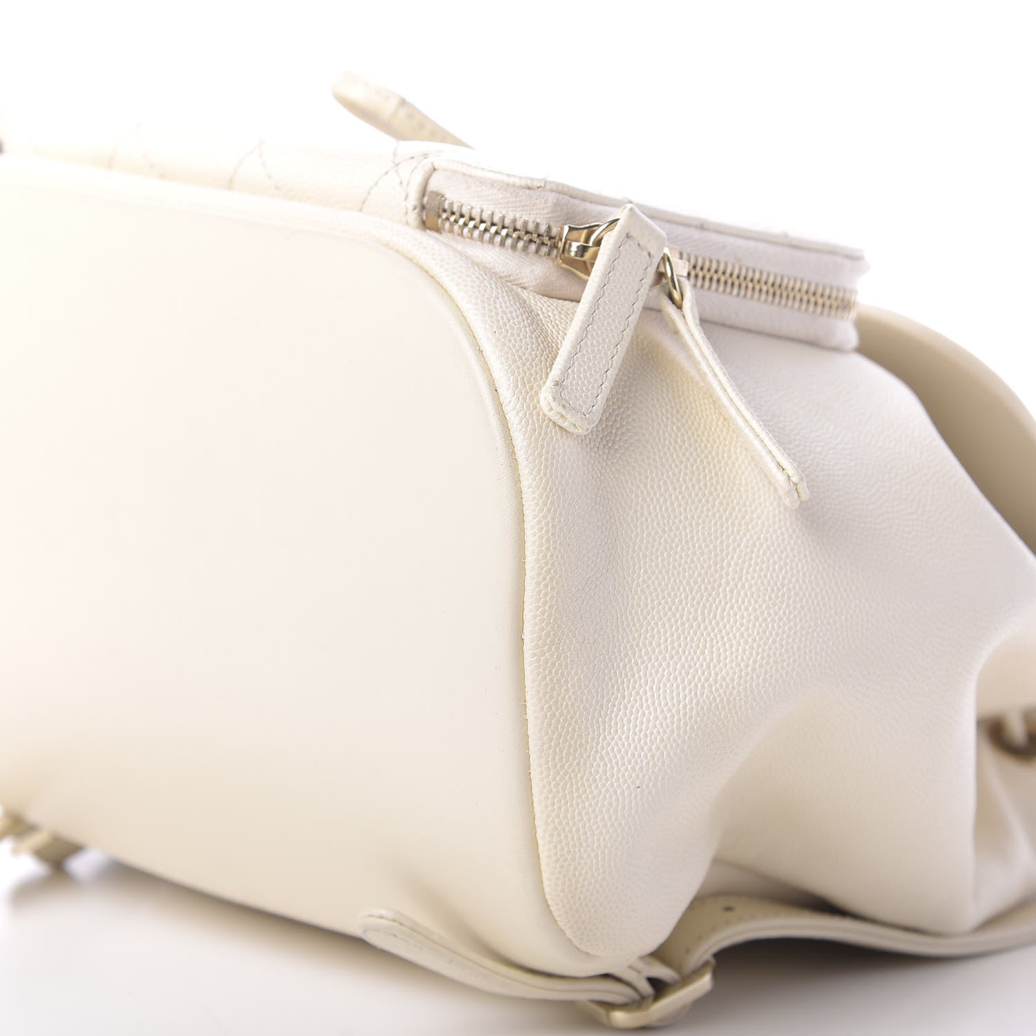 Chanel Caviar Quilted Business Affinity Backpack White 6 of 10