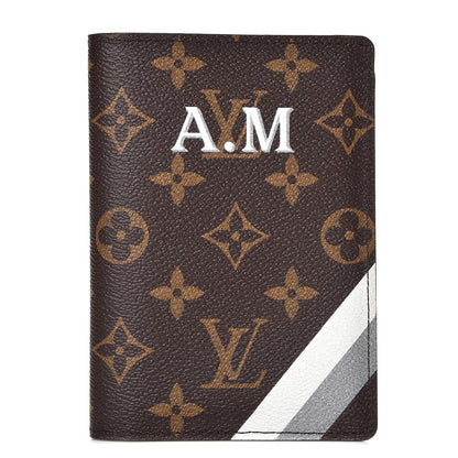 Louis Vuitton Monogram My LV Heritage Passport Cover White Gris 1 of 8