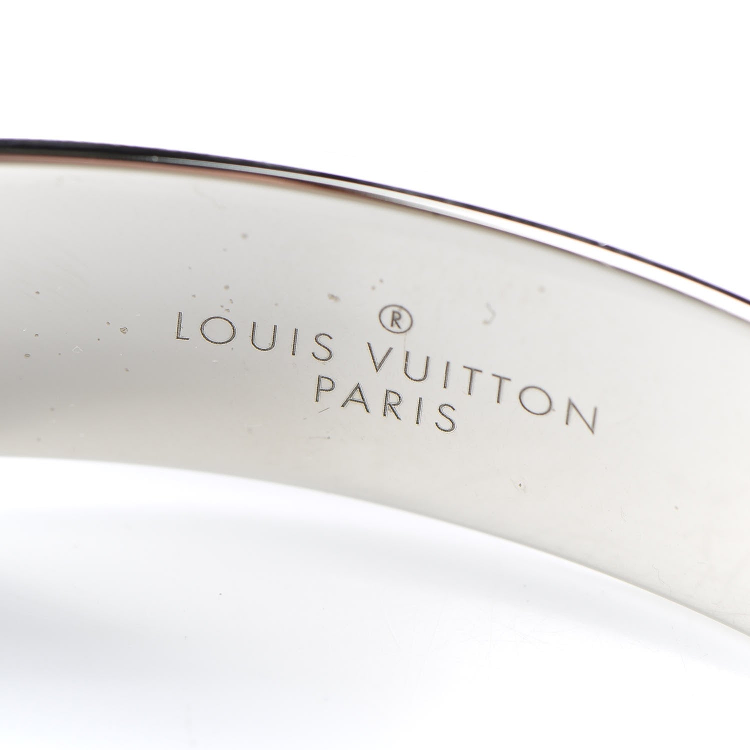 Louis Vuitton Metal Enamel Confidential Bangle Bracelet S 4 of 6