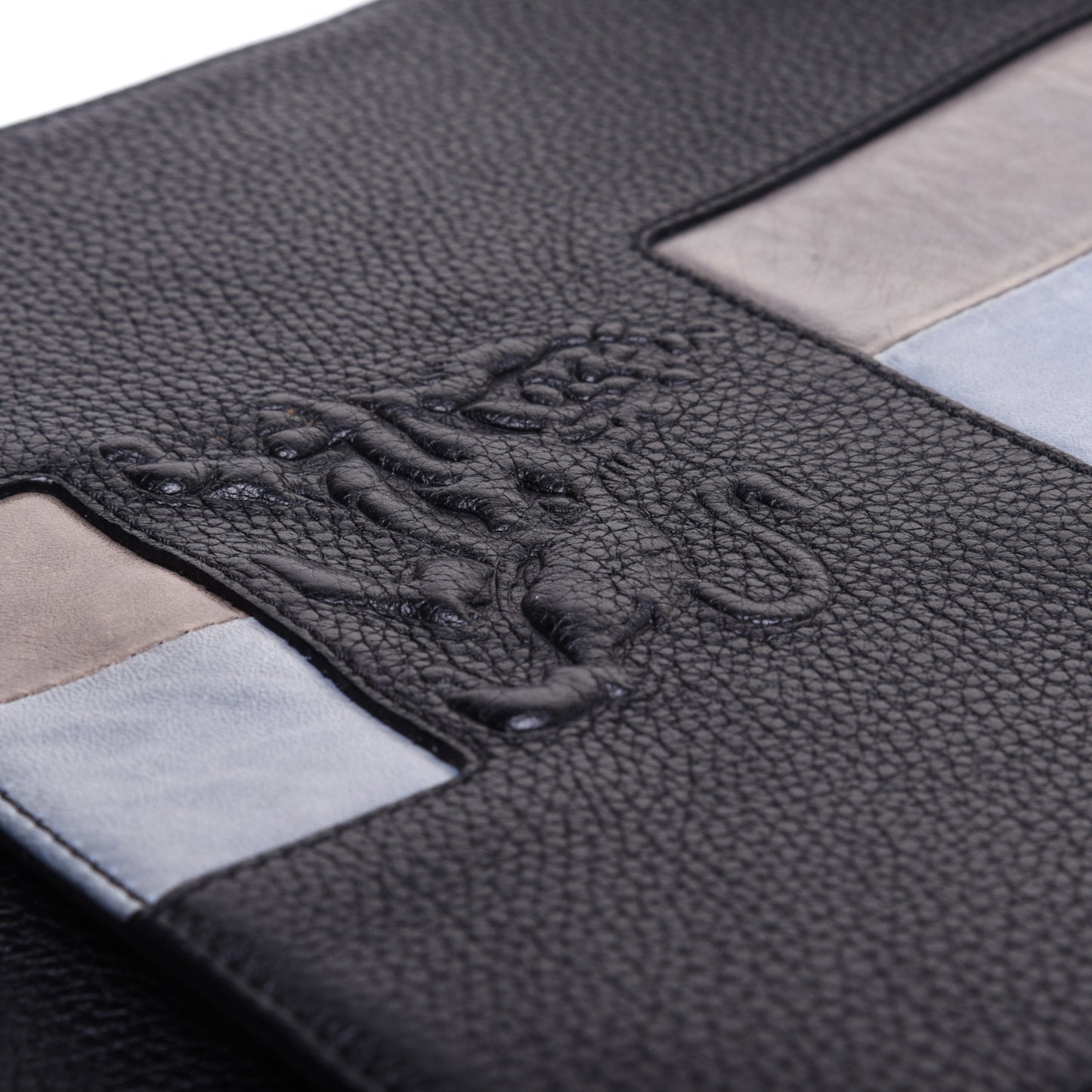 Calfskin Munich Lion Messenger Black