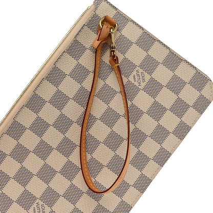 Louis Vuitton Damier Azur Neverfull MM GM Pochette 7 of 11