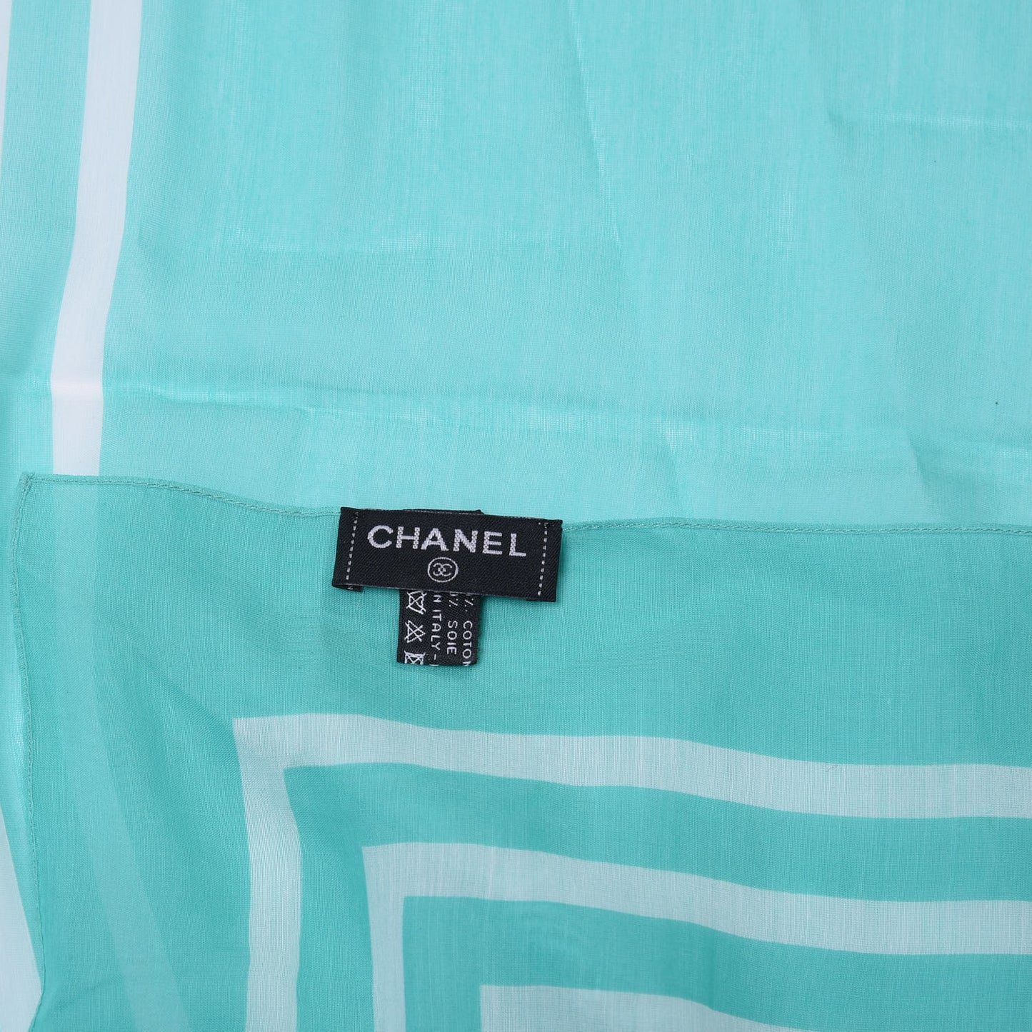 Cashmere Silk CC Stole Blue