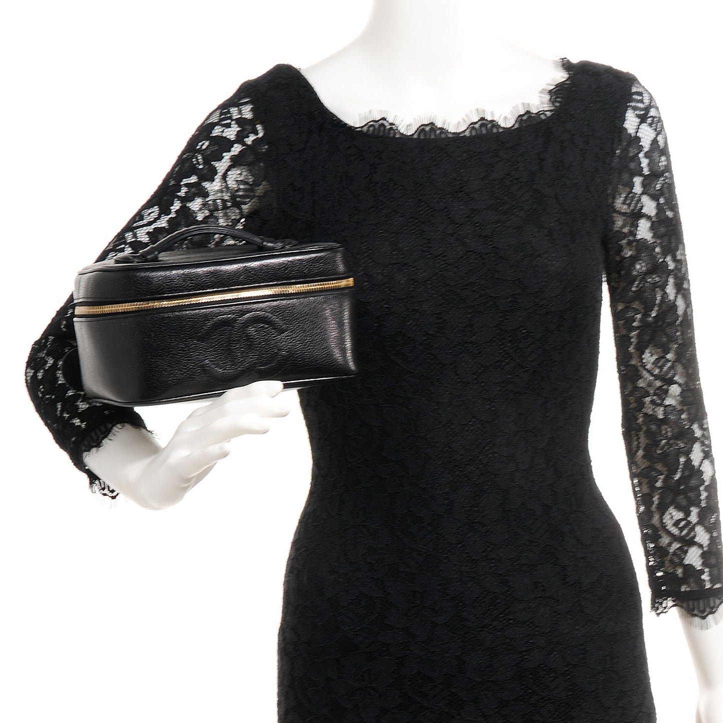 Caviar Vanity Cosmetic Case Black