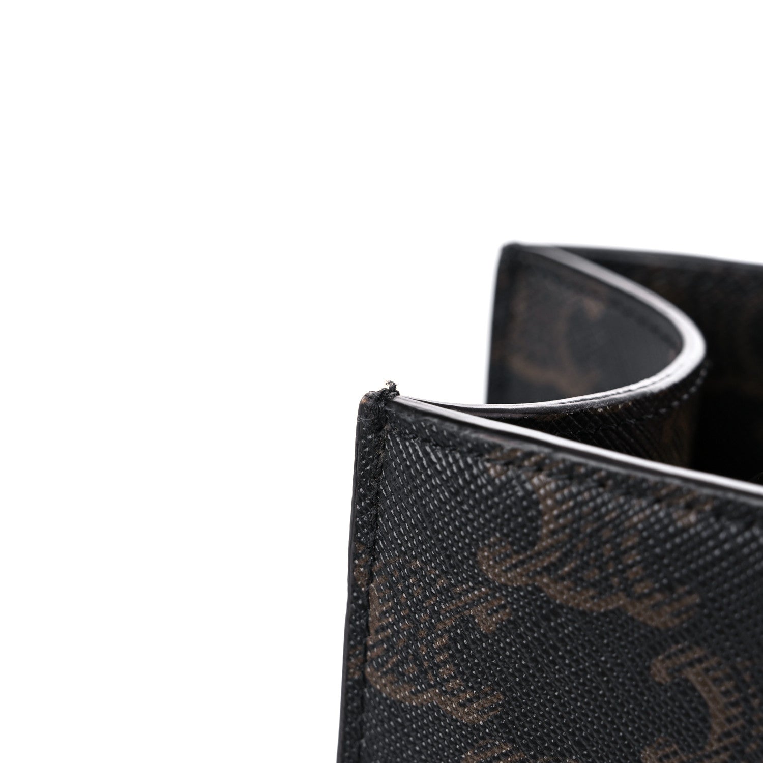 Celine Triomphe Canvas Calfskin Paris Print Small Vertical Cabas Tan 11 of 13