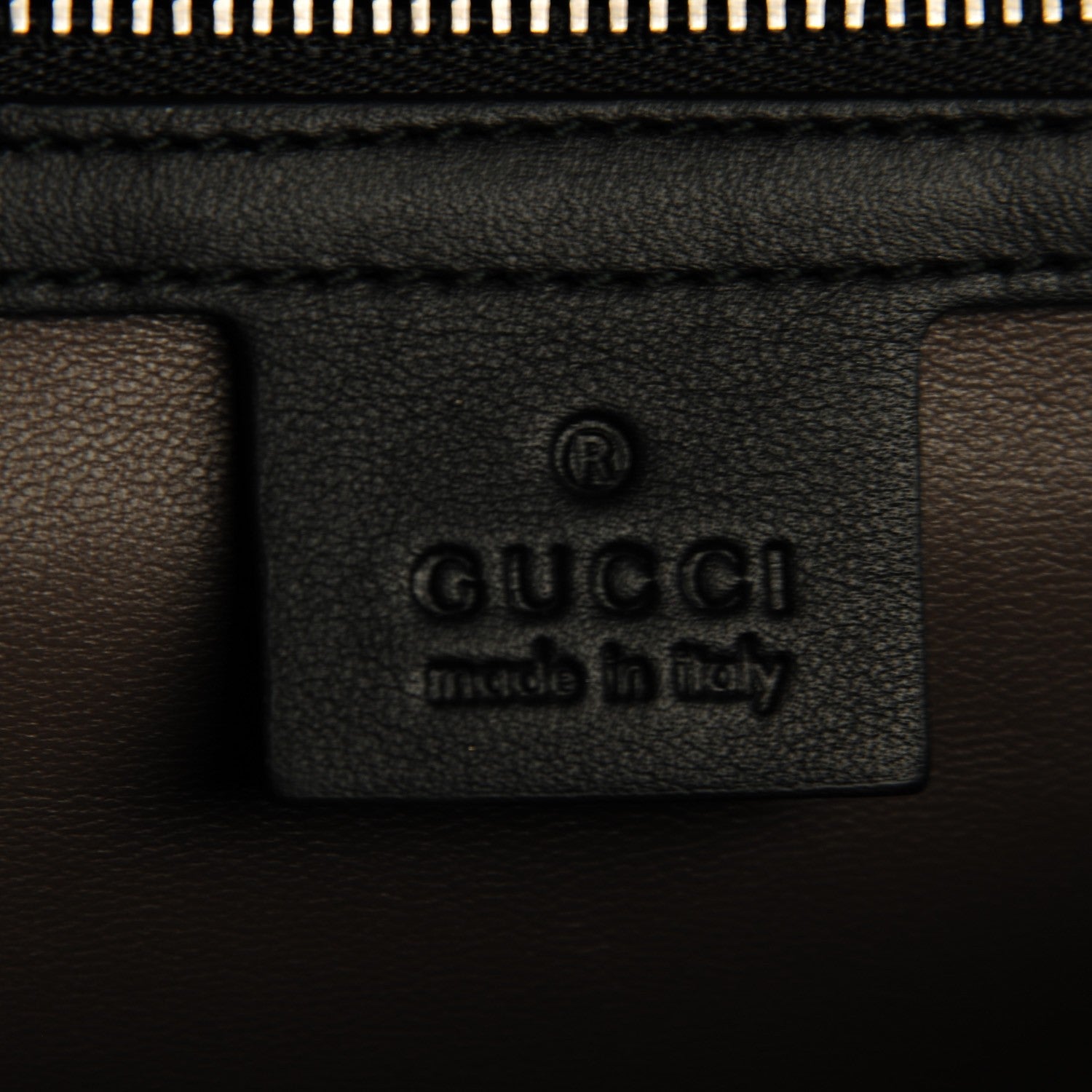 Gucci Moon Calfskin Medium Interlocking G Shoulder Bag Black 5 of 7