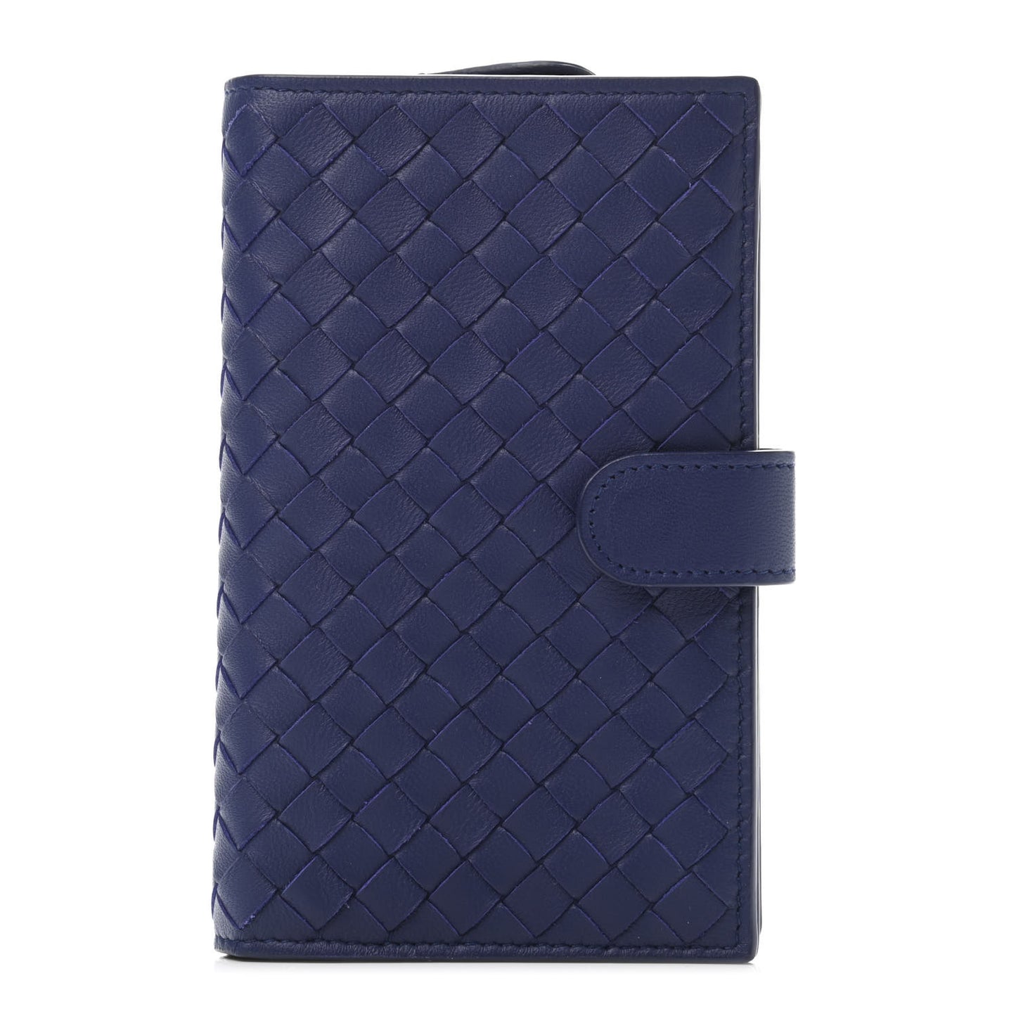 Nappa Intrecciato Continental Wallet Atlantic