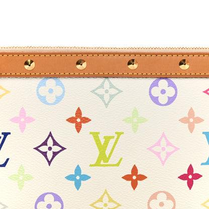 Louis Vuitton Monogram Multicolor Pochette Accessories White 9 of 11