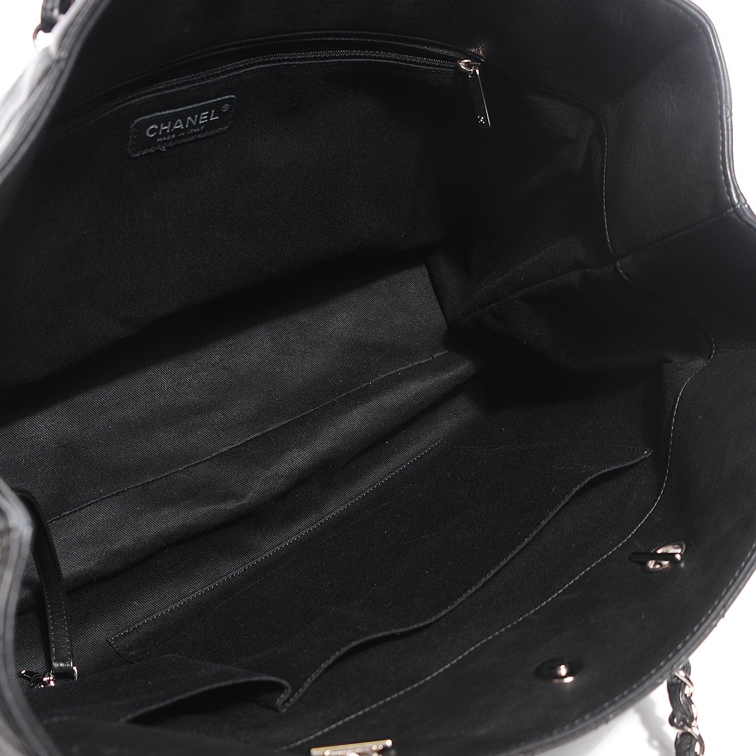 Chanel Calfskin Quilted Large In the Business Tote Black 5 of 8