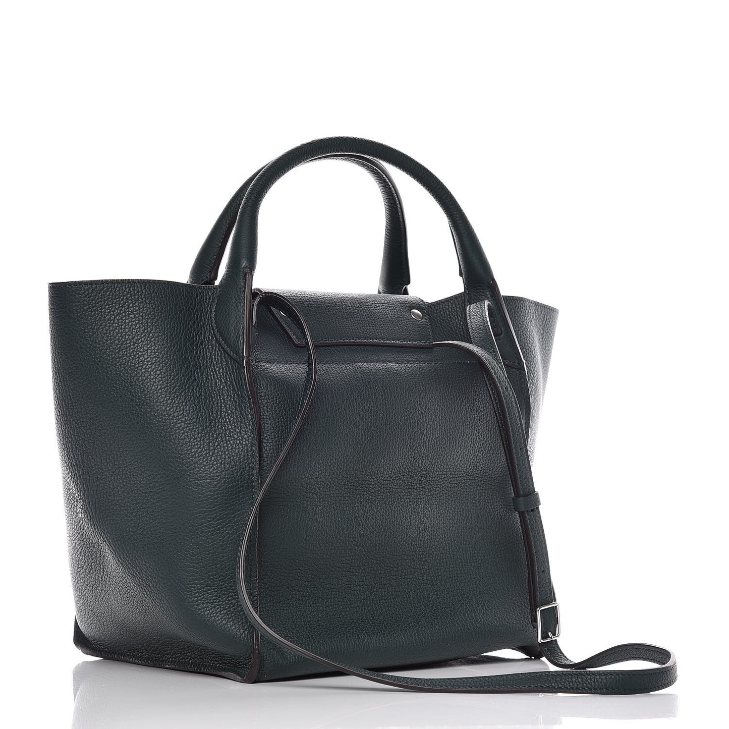 Supple Grained Calfskin Small Big Bag Amazone