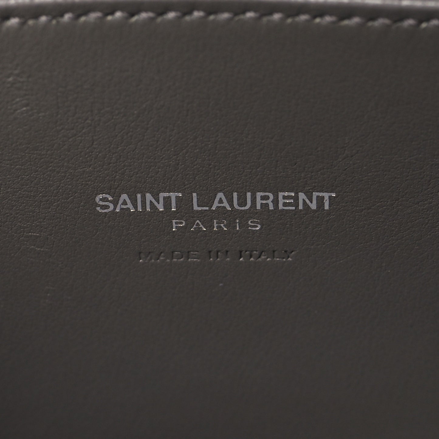 Grained Calfskin Nano Sac De Jour Fog
