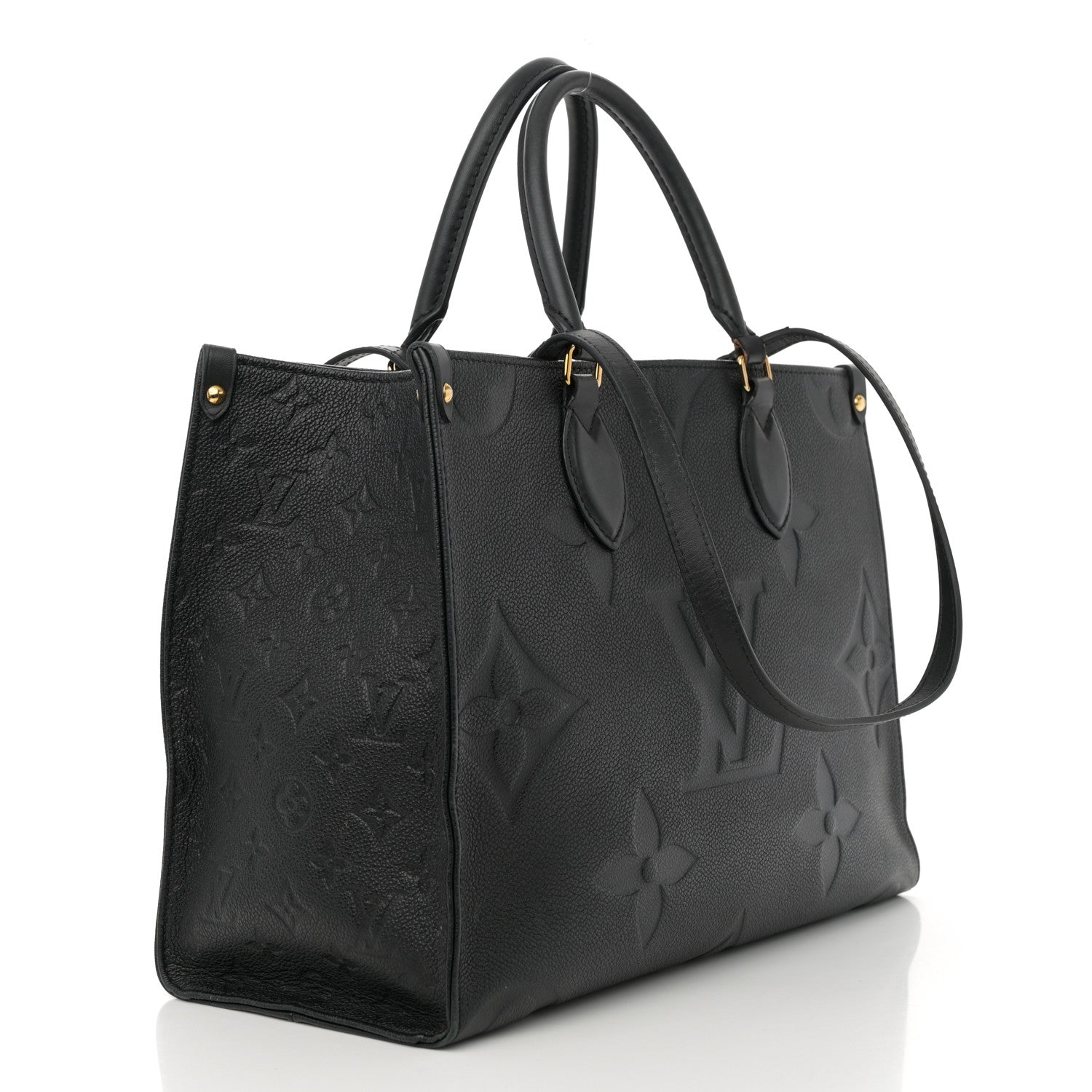 Louis Vuitton Empreinte Monogram Giant Onthego MM Black 3 of 13