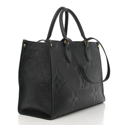 Louis Vuitton Empreinte Monogram Giant Onthego MM Black 3 of 13