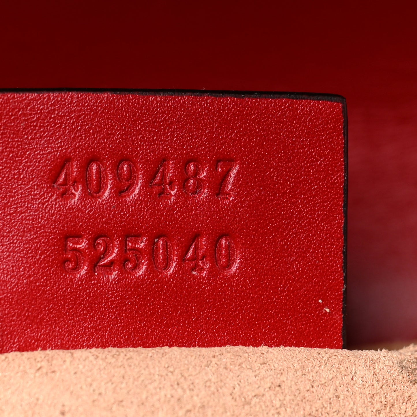 Guccissima Small Padlock Shoulder Bag Hibiscus Red