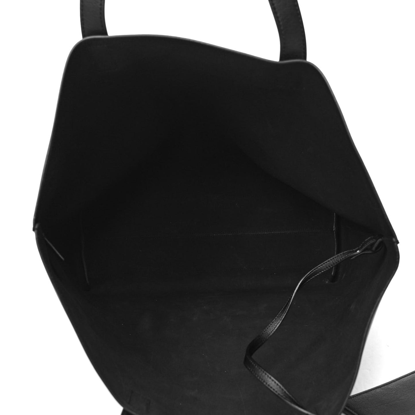 Calfskin Medium Shopping Tote Black