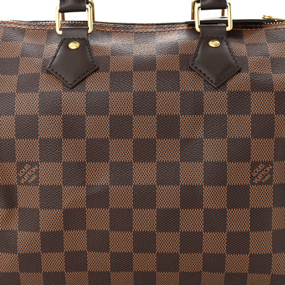 Louis Vuitton Damier Ebene Speedy 25 7 of 9