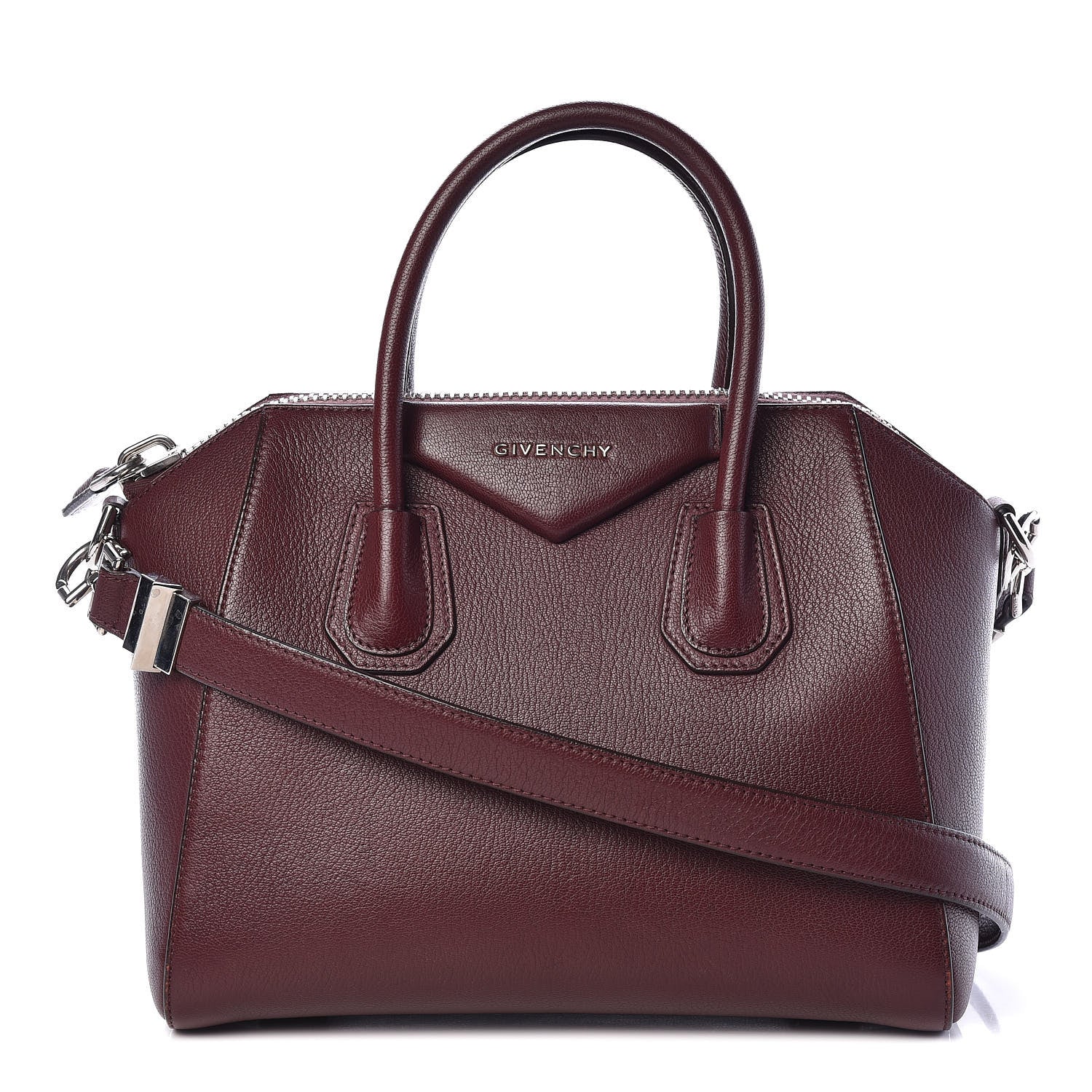 Givenchy Sugar Goatskin Small Antigona Oxblood 1 of 10