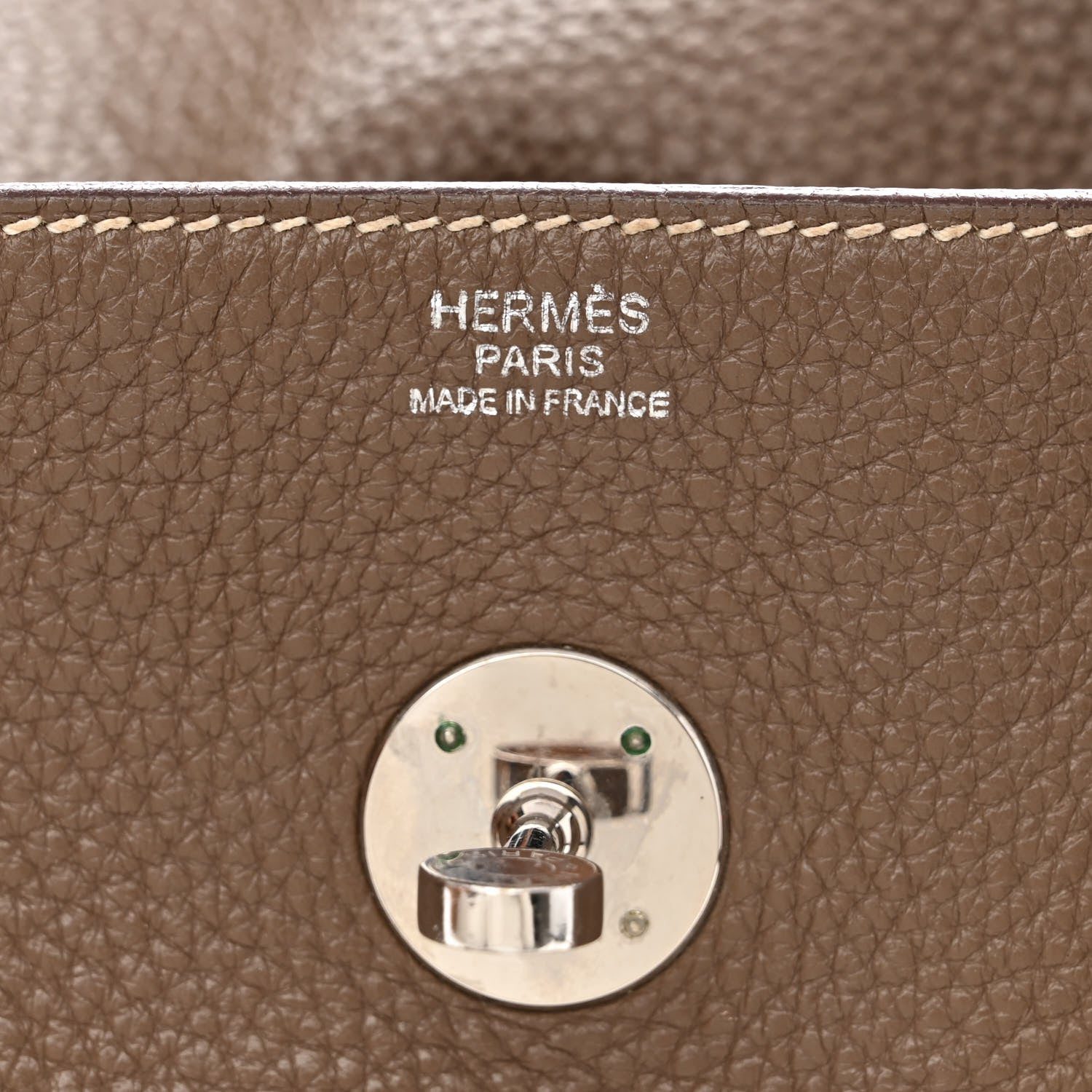 Hermes Taurillon Clemence Lindy 34 Etoupe 6 of 18