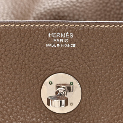 Hermes Taurillon Clemence Lindy 34 Etoupe 6 of 18