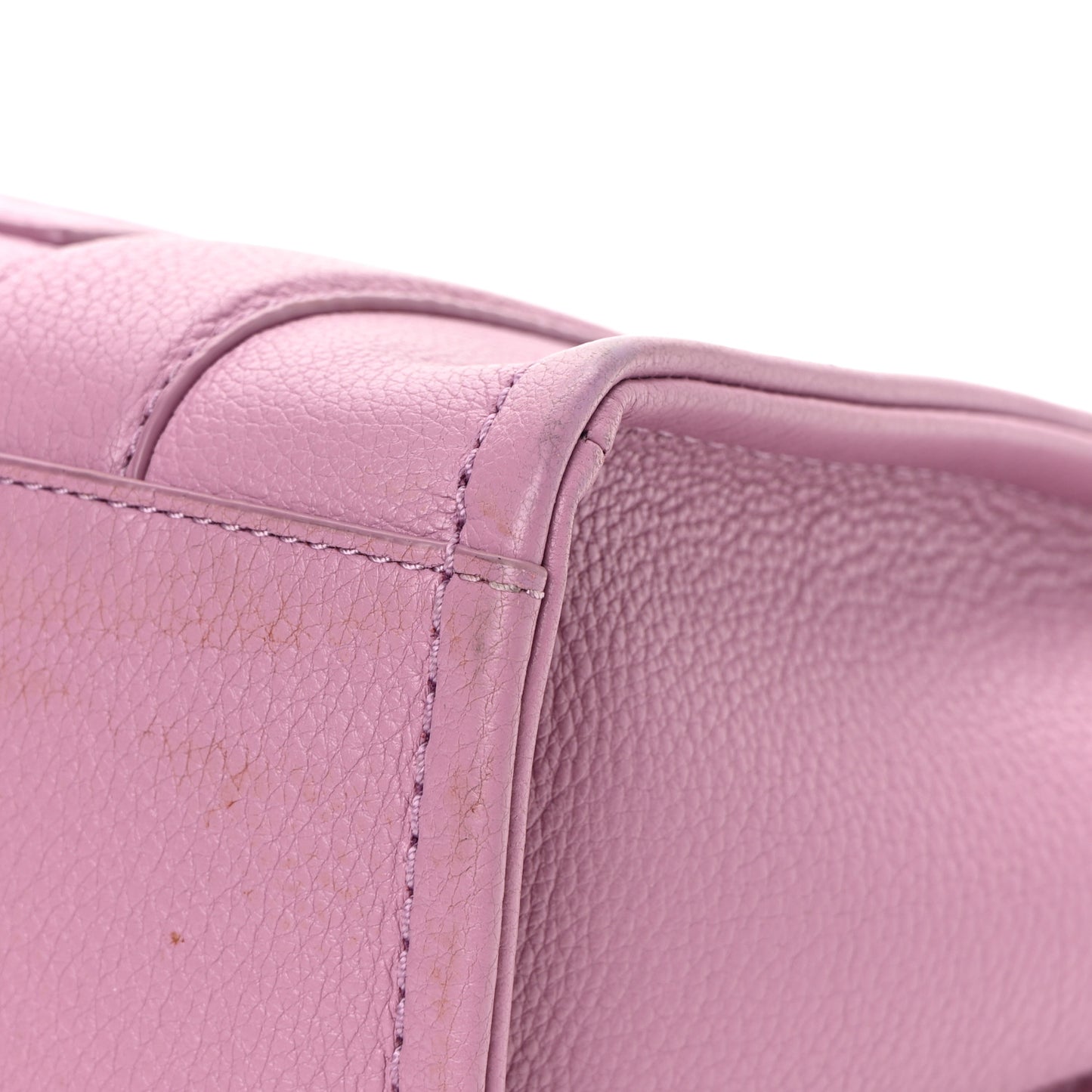 Grained Calfskin Small The Tote Bag Orchid Haze