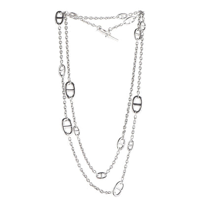 Hermes Sterling Silver Farandole Necklace 120 3 of 5