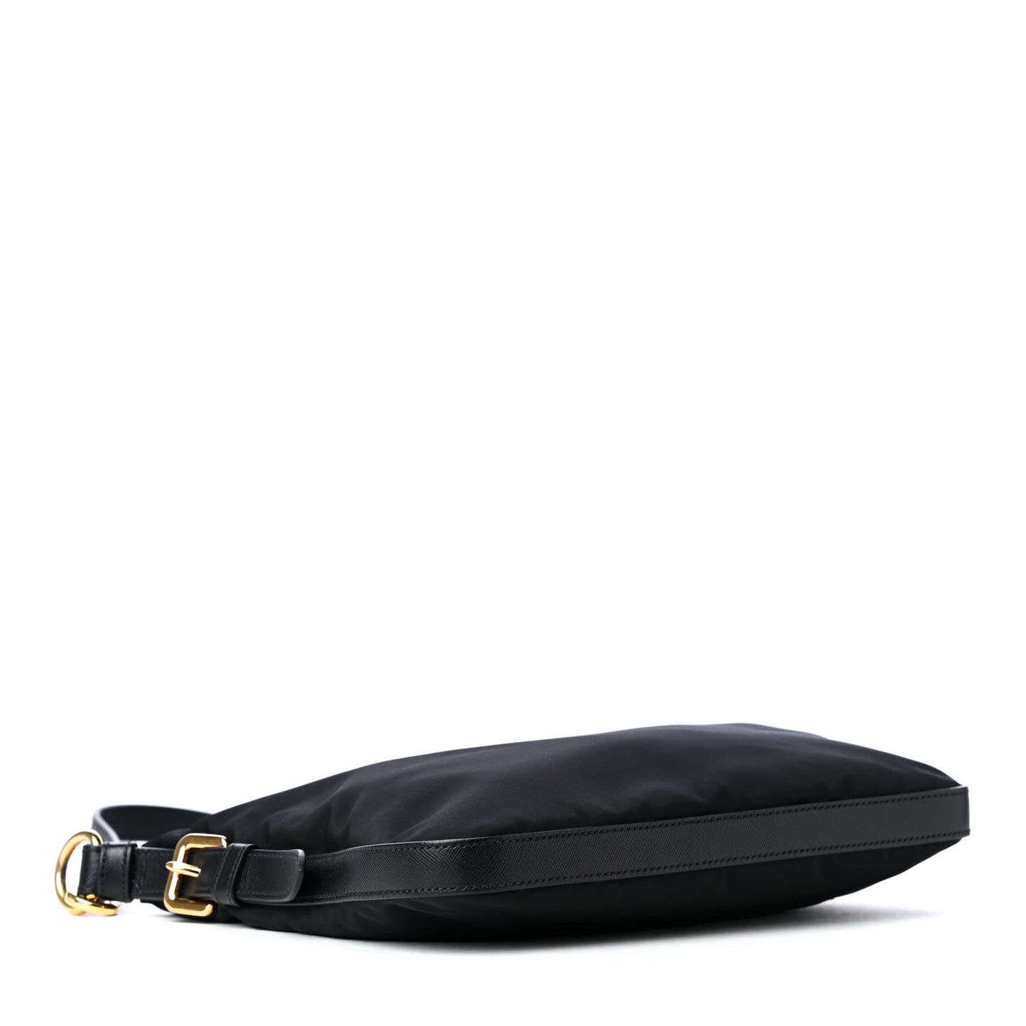 Tessuto Nylon Saffiano Crossbody Bag Black