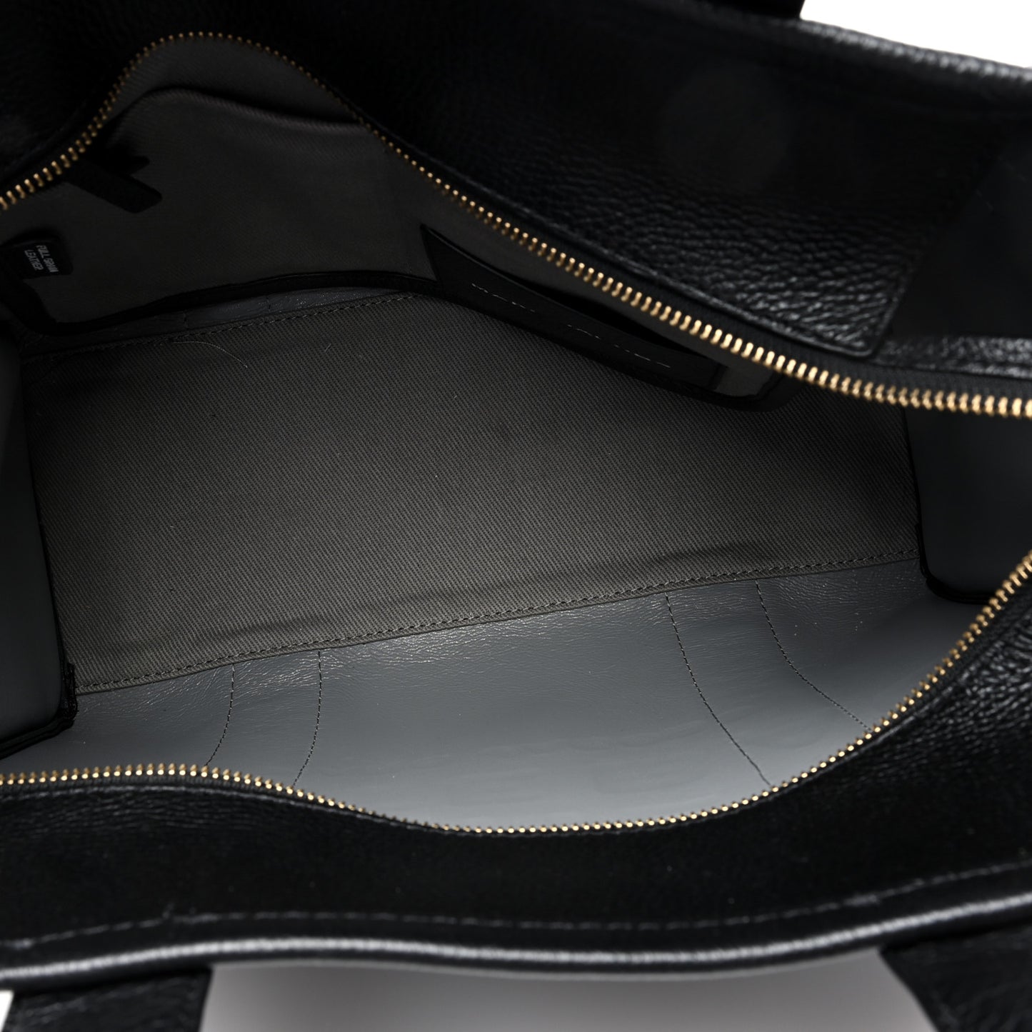 Grained Calfskin Medium The Tote Bag Black