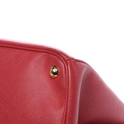Prada Saffiano Lux Large Tote Fuoco 9 of 13