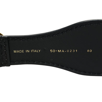Christian Dior Canvas Embroidered Large Book Belt 80 32 Grey Multicolor 6 of 6