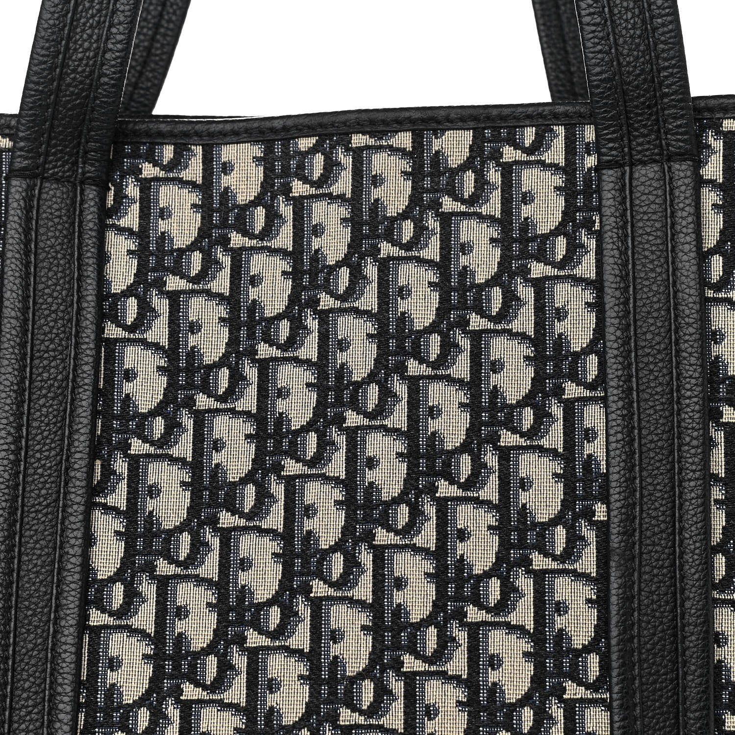 Christian Dior HOMME Oblique Grained Calfskin Tote Blue 7 of 11