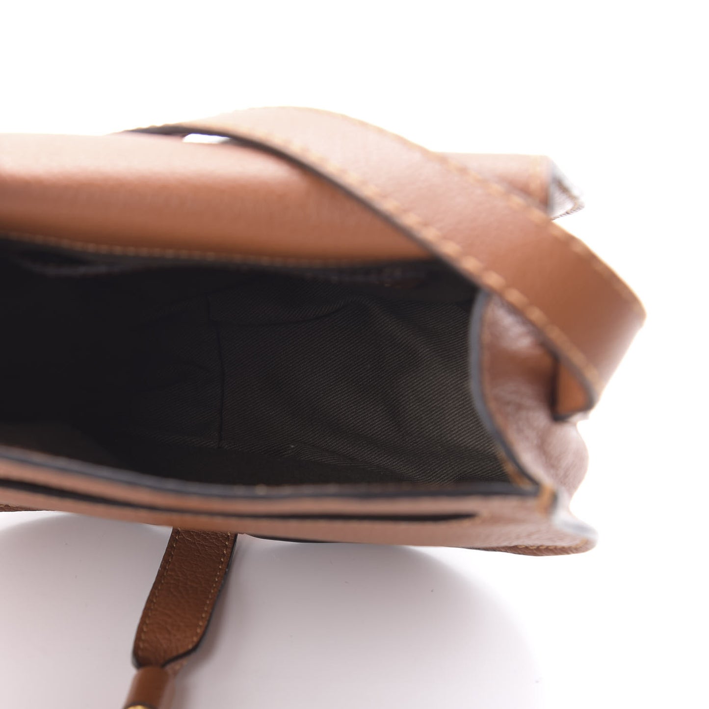 Calfskin Mini Marcie Round Crossbody Bag Tan