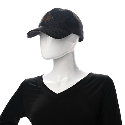 Louis Vuitton Silk Monogram Cap L Black 2 of 9