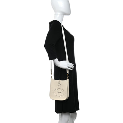 Hermes Taurillon Clemence Amazone Evelyne TPM Nata Craie 2 of 9