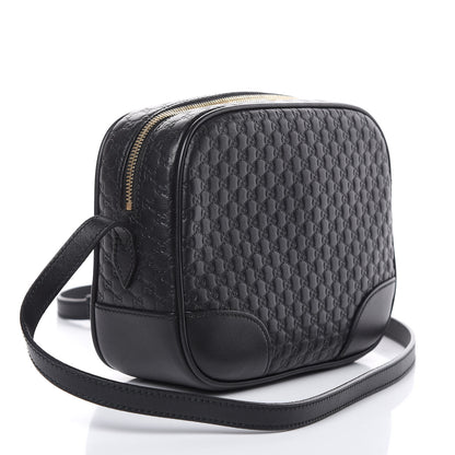 Gucci Microguccissima Mini Bree Messenger Bag Black 3 of 10