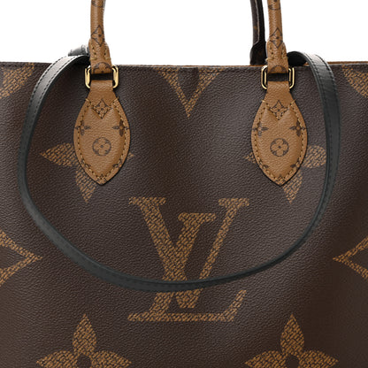 Louis Vuitton Reverse Monogram Giant Onthego MM 7 of 9