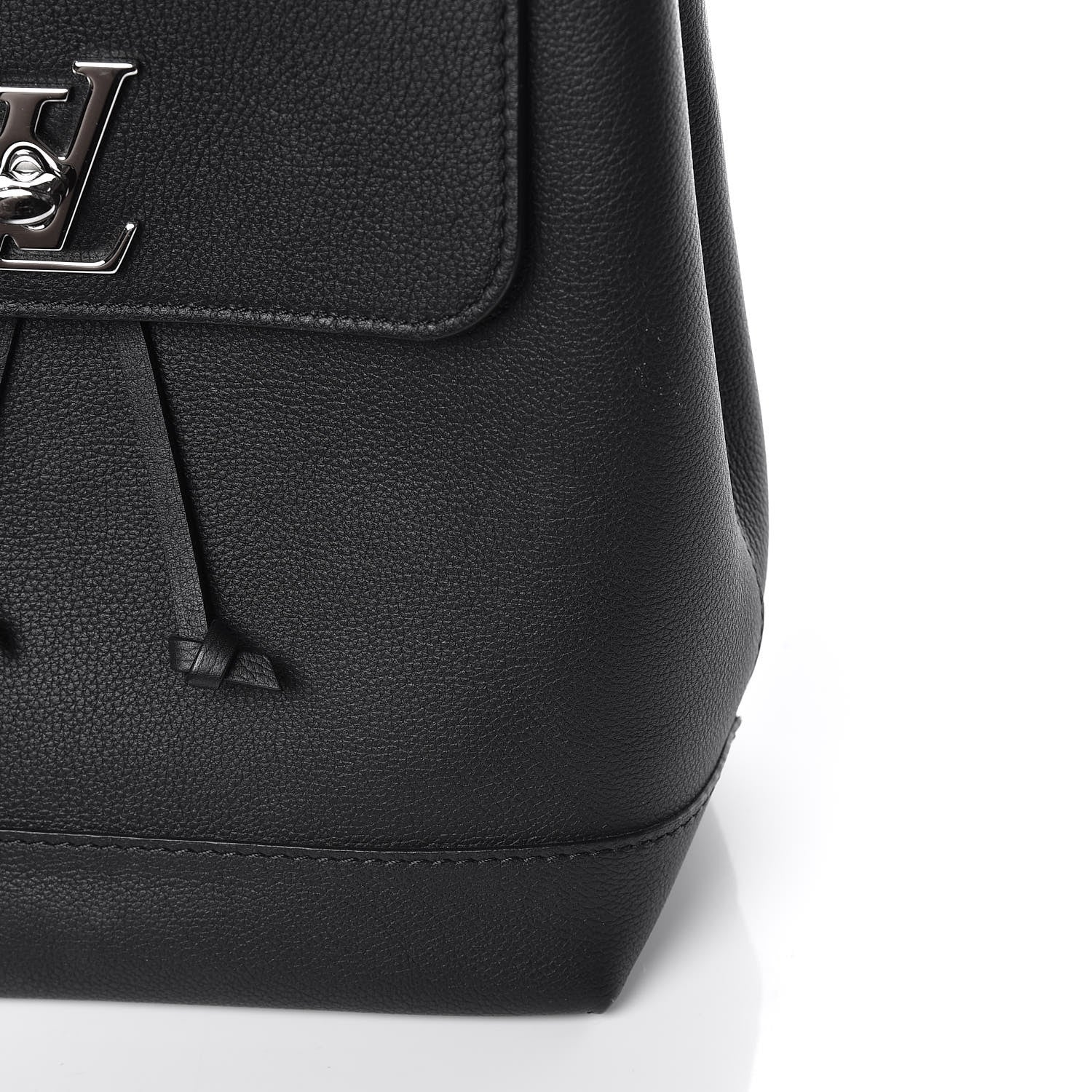 Louis Vuitton Calfskin Lockme Backpack Black 9 of 13