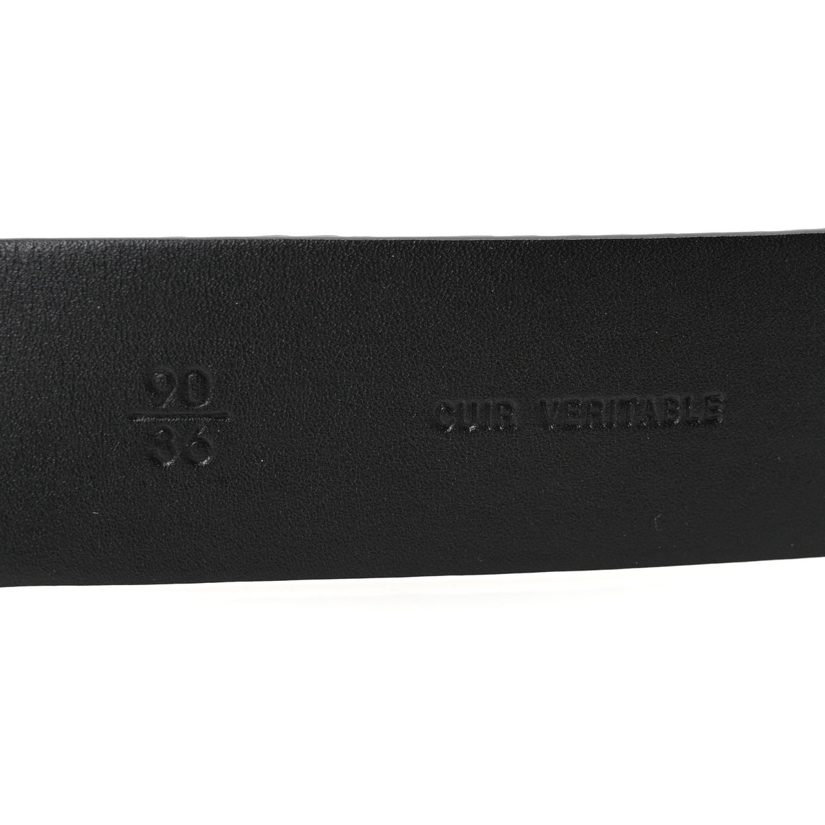 Chanel Lizard Embossed Calfskin Gripoix Poured Glass Along The Nile CC Belt 90 36 Black 7 of 7