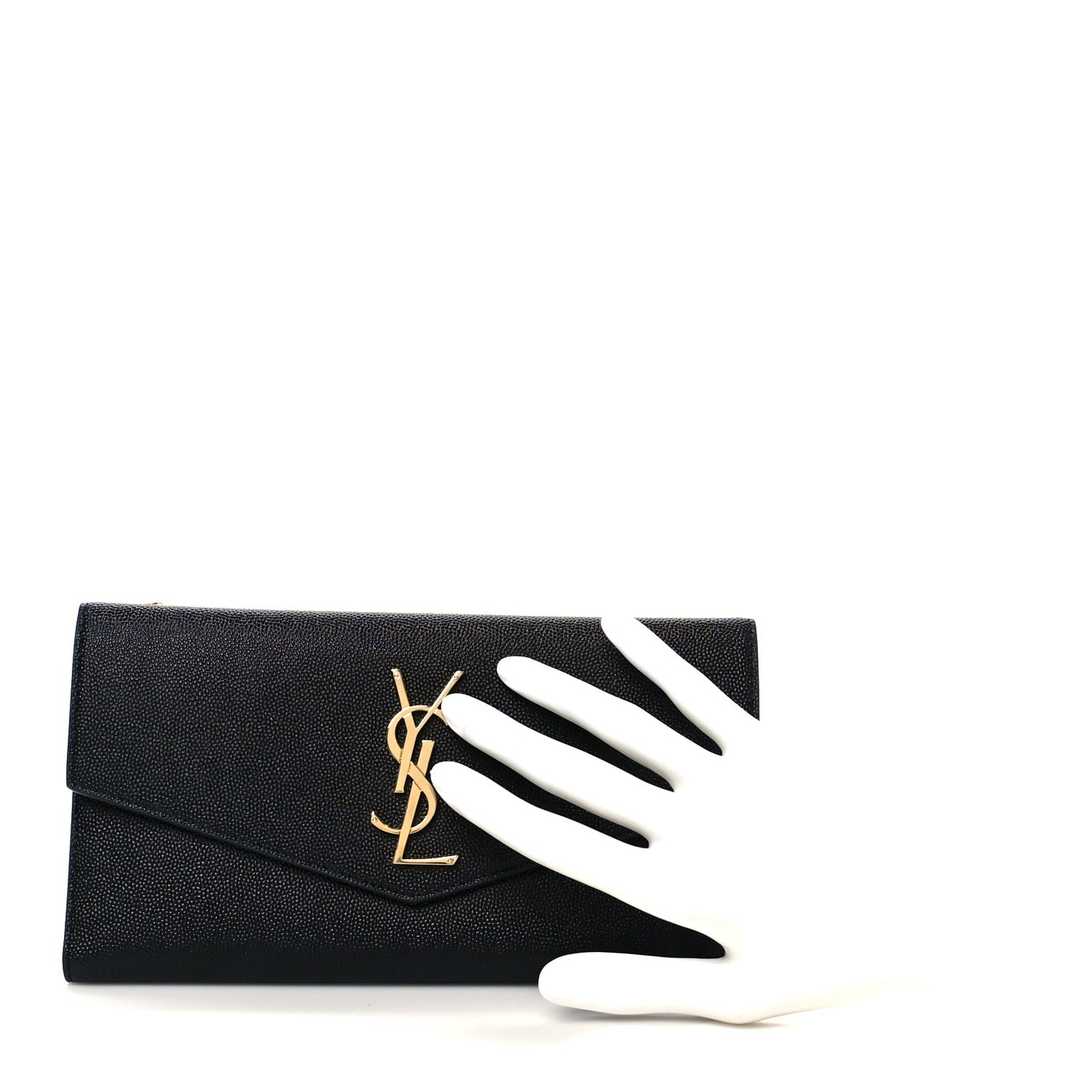 Grain De Poudre Monogram Uptown Wallet Black