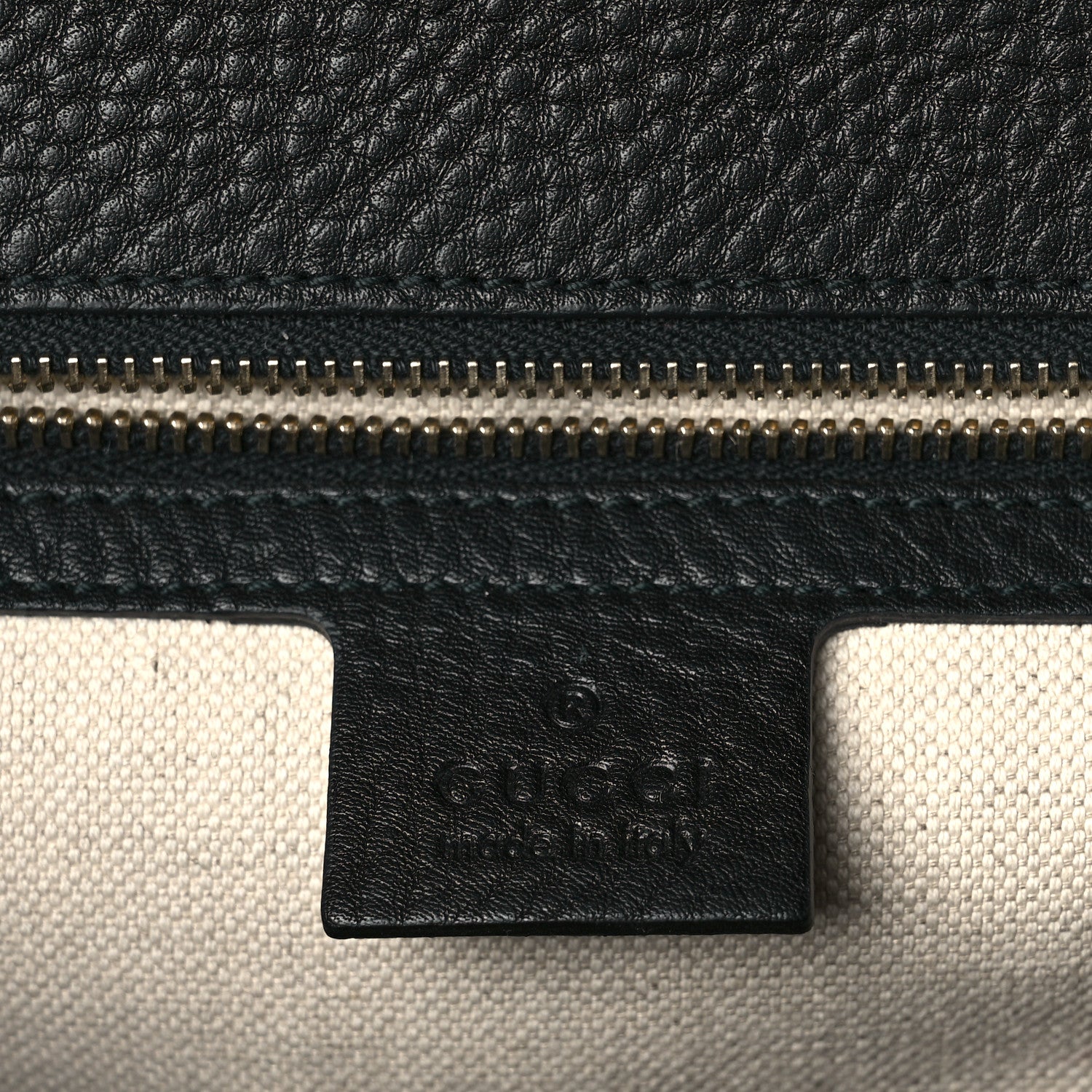 Gucci Calfskin Large New Bamboo Top Handle Bag Black 6 of 13