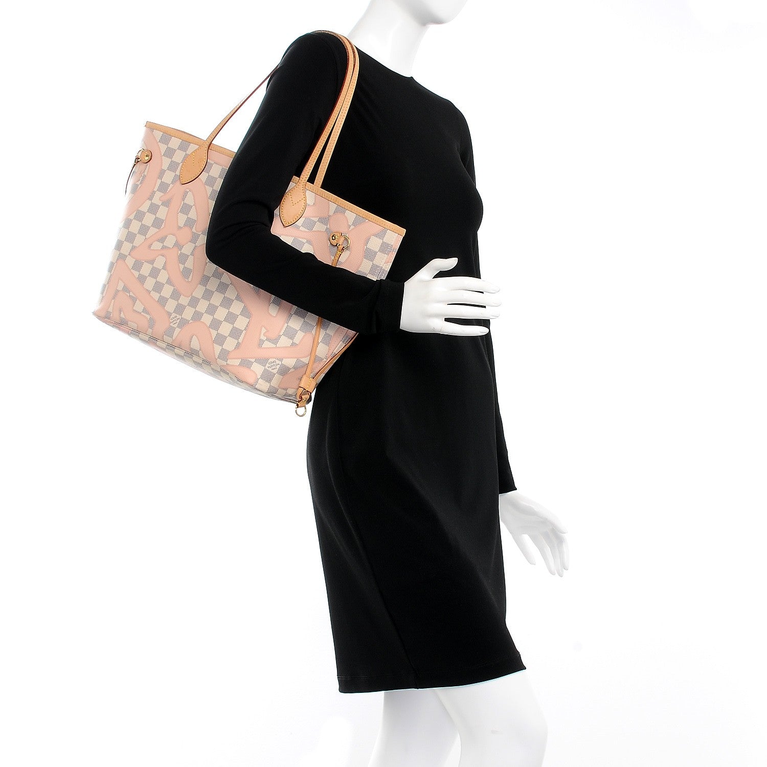 Louis Vuitton Damier Azur Tahitienne Neverfull MM 2 of 22