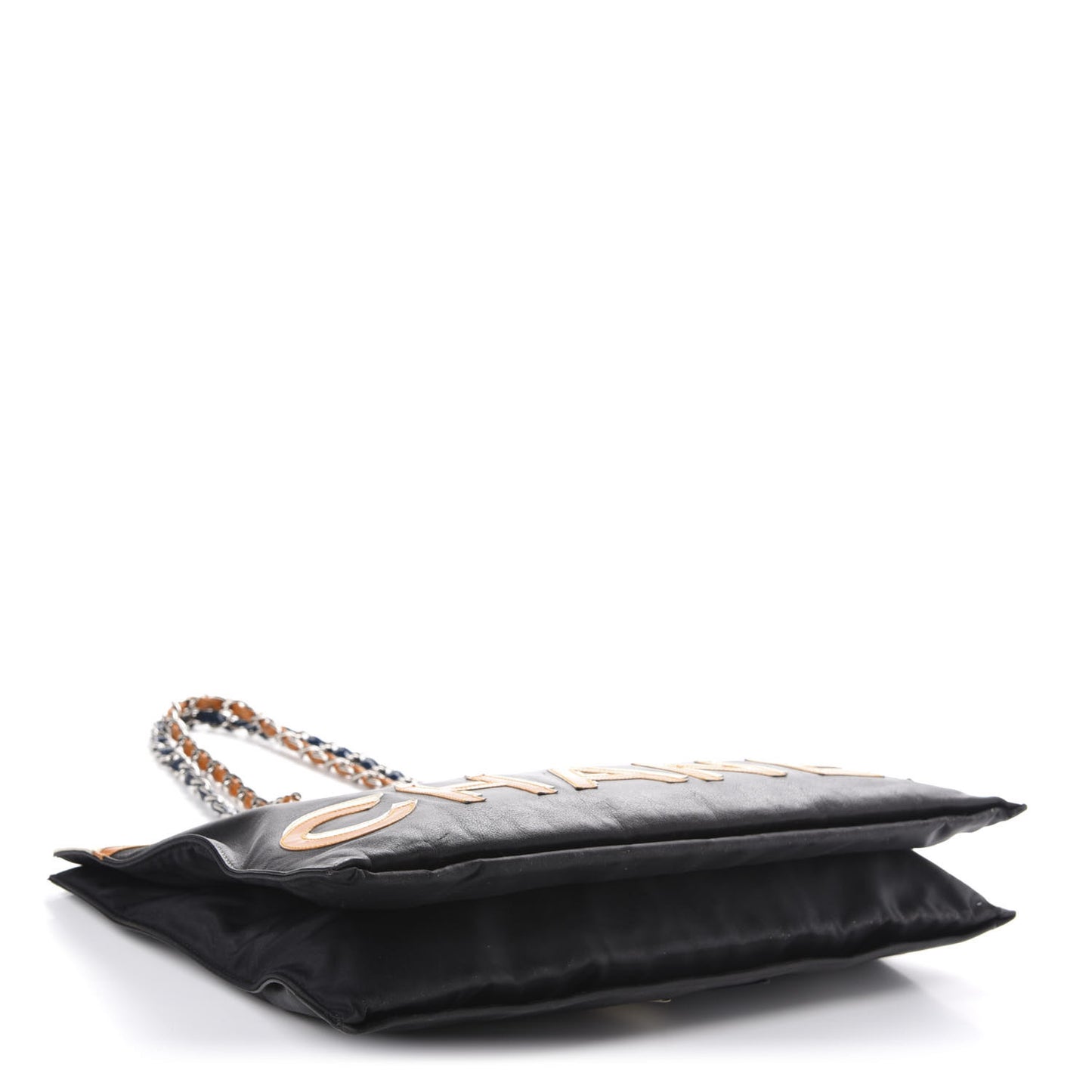 Calfskin N°5 Star Tote Black Orange